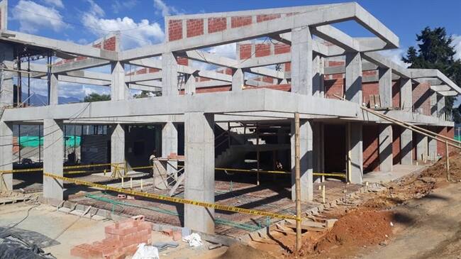 Obras educativas. Foto: Gobernación de Caldas