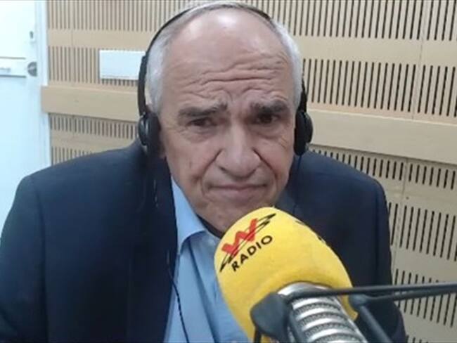 Samper en La W. Foto: La WCon Vicky Dávila