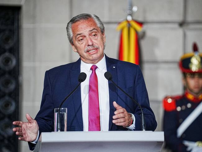 Alberto Angel Fernandez, presidente de Argentina. Foto: Kay Nietfeld/picture alliance via Getty Images.