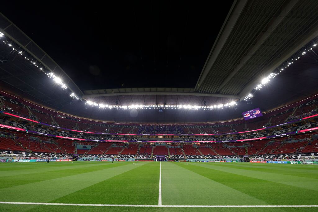 Inglaterra vs Estados Unidos Mundial de Qatar 2022. Foto: Richard Sellers/Getty Images