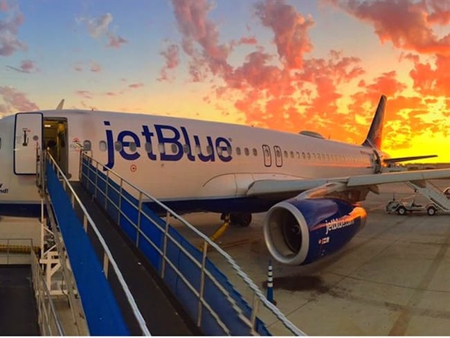 Aerolínea Jet Blue/ Imagen de referencia. Foto: Twitter/ @JetBlue.