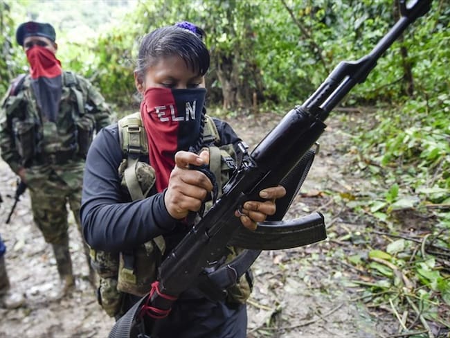 Los niños reclutados en Colombia por grupos ilegales. Foto: Agencia AFP