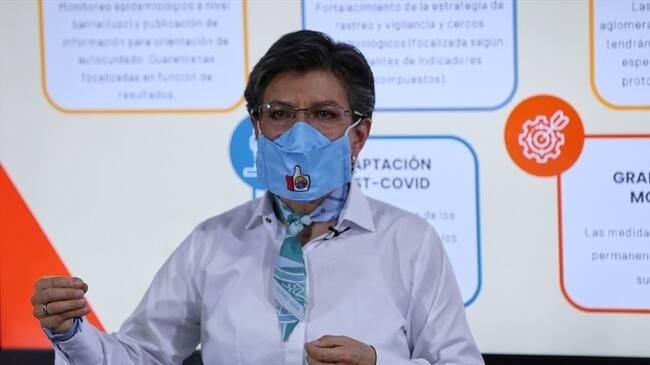 Alcaldesa de Bogotá, Claudia López. Foto: Colprensa - Camila Díaz