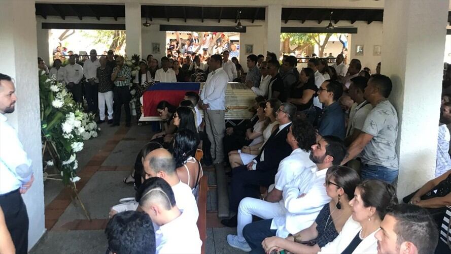 Santa Marta dio su último adiós al padre de Falcao García. Foto: La Wcon Julio Sánchez Cristo