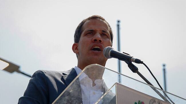El autoproclamado presidente interino de Venezuela, Juan Guaidó. Foto: Getty Images