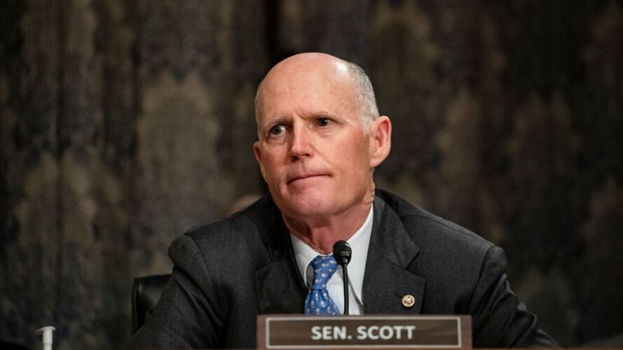 Scott mencionó que tiene "una buena relación de trabajo" con el expresidente.. Foto: Getty Images