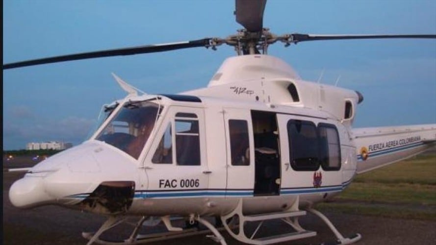 Autoridades encontraron la aeronave que desapareció en Cundinamarca. Foto: Cortesía.