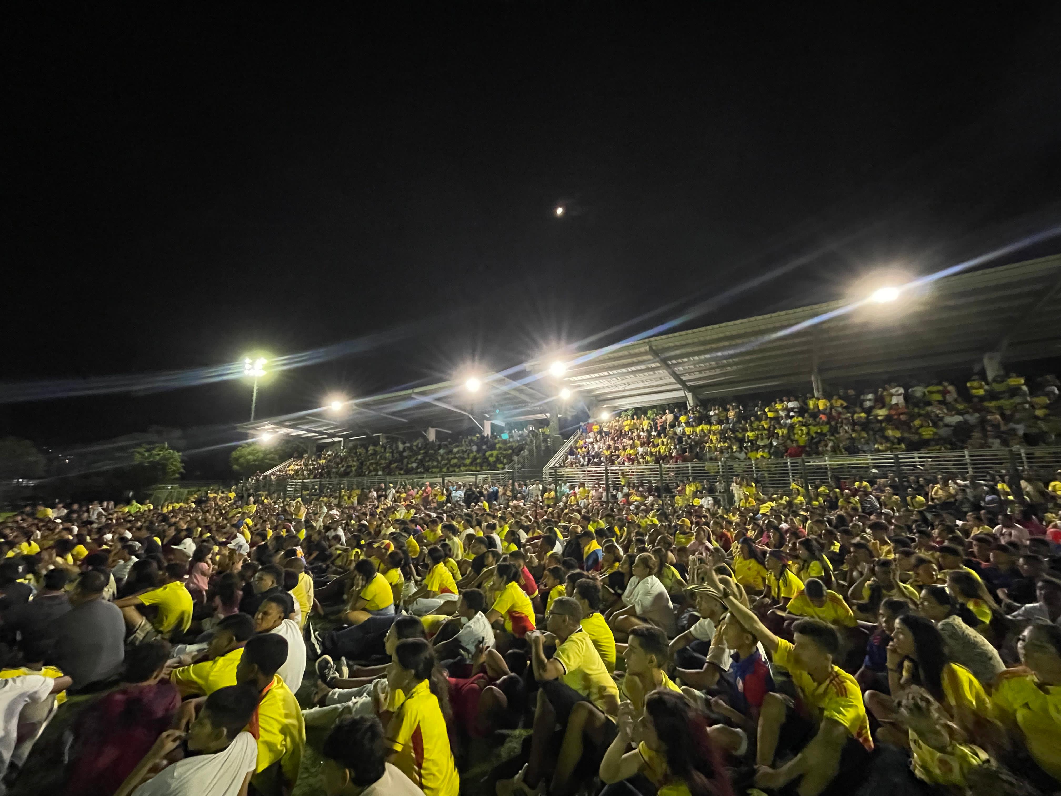 Final Colombia- Argentina. Foto: Alcaldía de Santa Marta.