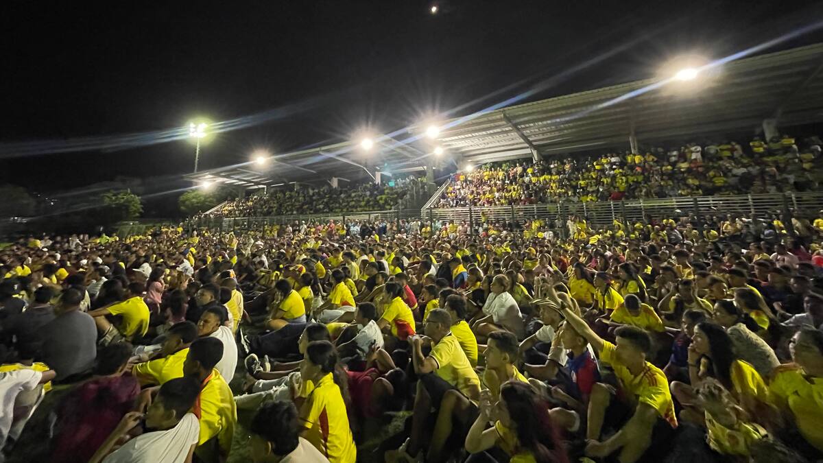 Más de 5.000 samarios vieron la final de la Copa América en pantalla gigante