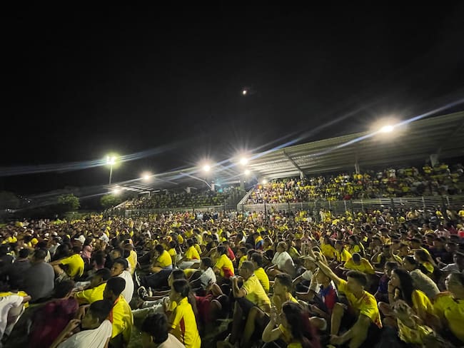 Final Colombia- Argentina. Foto: Alcaldía de Santa Marta.