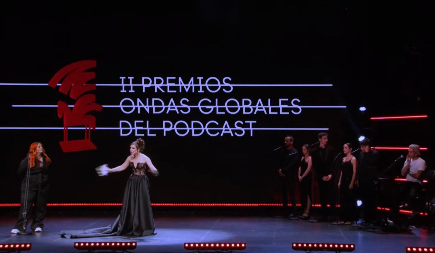 Premios Ondas Globales del Podcast 2023. Foto: Twitter oficial Premios Ondas Globales del Podcast 2023.