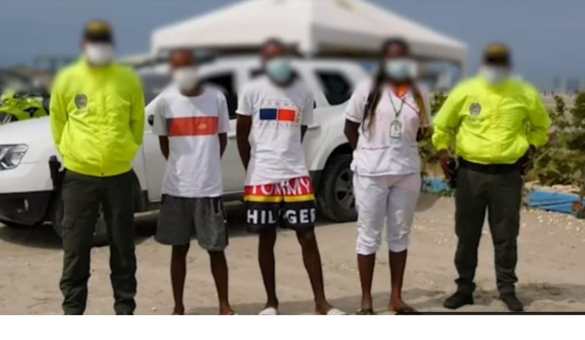 Los capturados serán procesados por los delitos de proxenetismo y concierto para delinquir. Crédito: Cortesía.