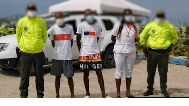 Los capturados serán procesados por los delitos de proxenetismo y concierto para delinquir. Crédito: Cortesía.