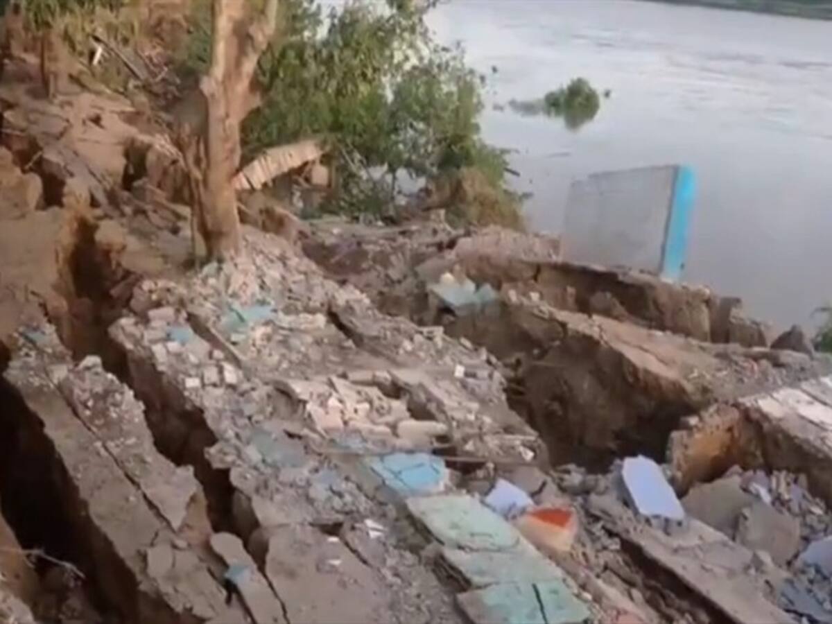 Declaran calamidad pública en Magangué por deslizamiento que destruyó cuatro viviendas