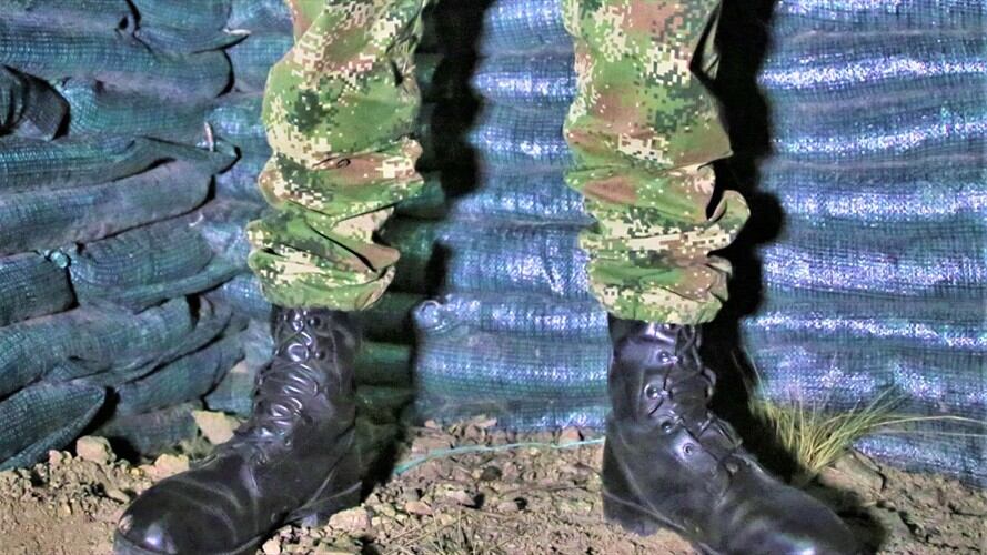 Las tropas fueron enviadas a la zona ante los combates entre el ELN y disidencias de las Farc . Foto: Colprensa