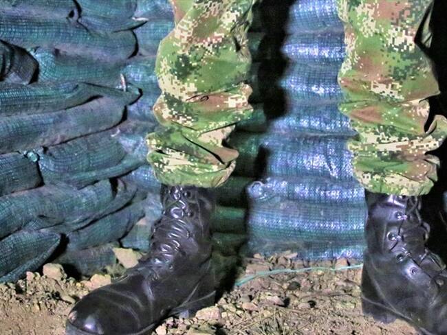 Las tropas fueron enviadas a la zona ante los combates entre el ELN y disidencias de las Farc . Foto: Colprensa