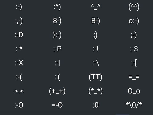 Imagen de referencia de emoticonos. Foto: W Radio