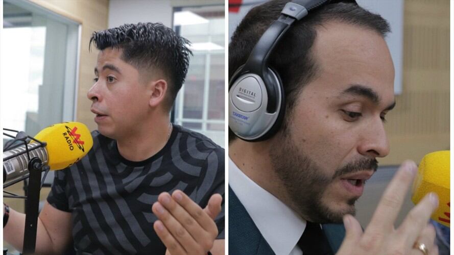 Ariel Ávila y Abelardo De La Espriella. Foto: W Radio