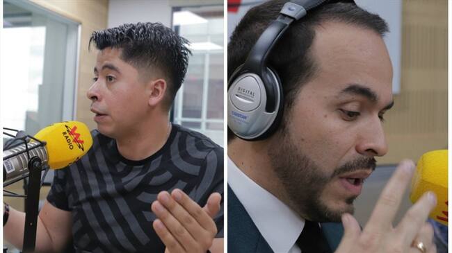 Ariel Ávila y Abelardo De La Espriella. Foto: W Radio