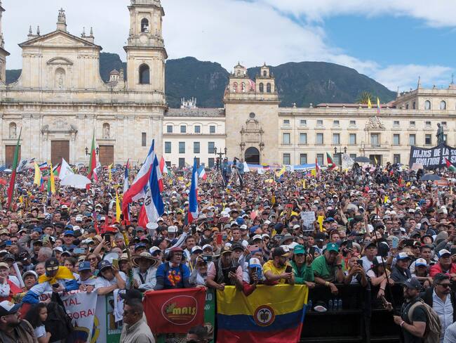 Los manifestantes se expresaron pacíficamente: Alcaldía de Bogotá por marchas del Día del Trabajo