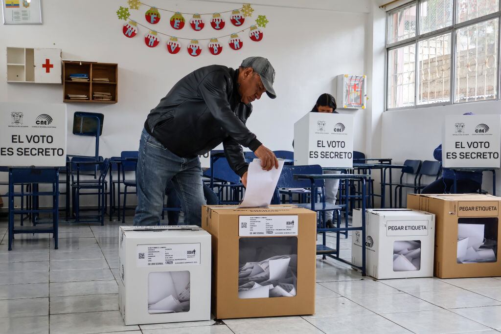 Elecciones en Ecuador. Foto: Getty Images.