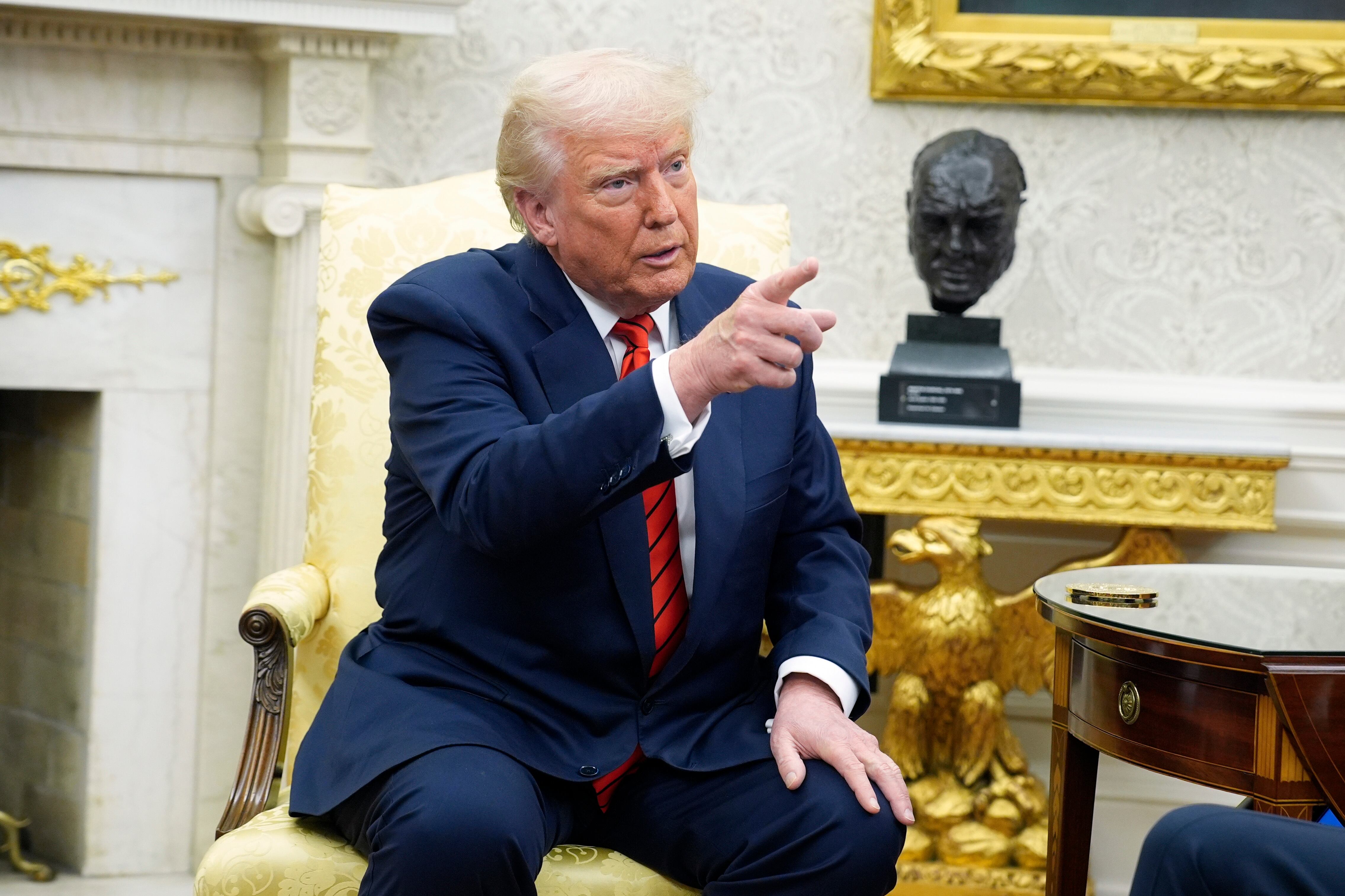 Presidente de Estados Unidos, Donald Trump. Foto: EFE.