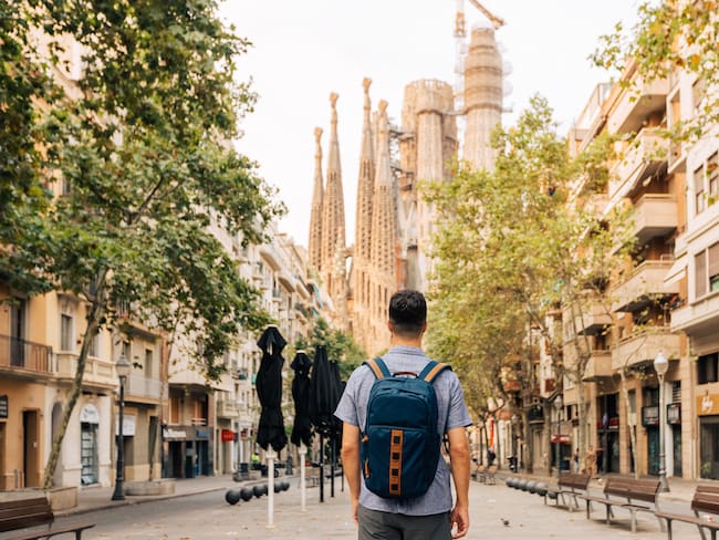 Imagen de referencia de turista en España. Foto: Getty Images.
