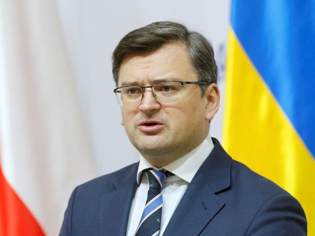 El Ministro de Relaciones Exteriores de Ucrania, Dmytro Kuleba (Photo by VALENTYN OGIRENKO / X03345 / AFP) (Photo by VALENTYN OGIRENKO/X03345/AFP via Getty Images)