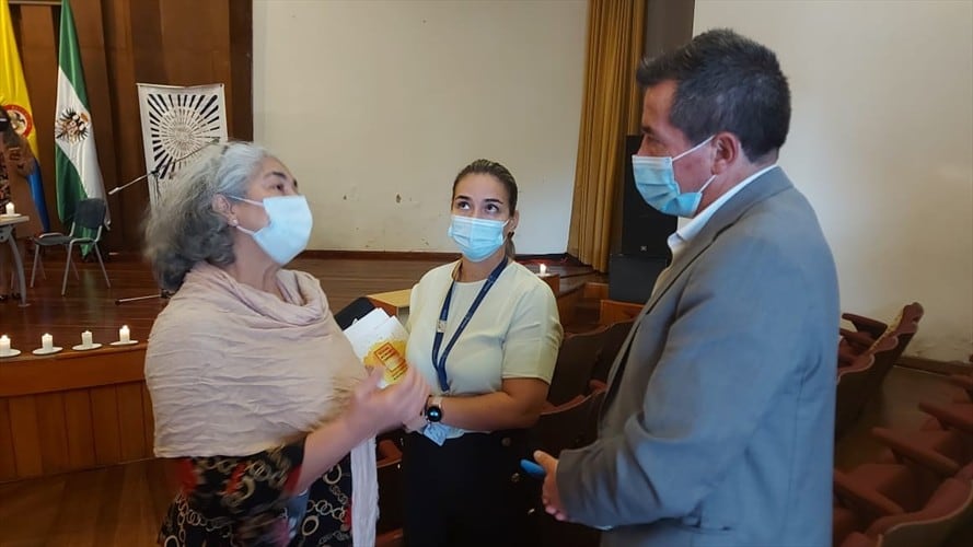 El director de Diálogo Social y Paz de la Gobernación de Boyacá, Pedro Pablo Salas, dijo que lo que más le preocupa a la comisión es el silencio. . Foto: Gobernación de Boyacá