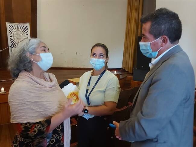 El director de Diálogo Social y Paz de la Gobernación de Boyacá, Pedro Pablo Salas, dijo que lo que más le preocupa a la comisión es el silencio. . Foto: Gobernación de Boyacá