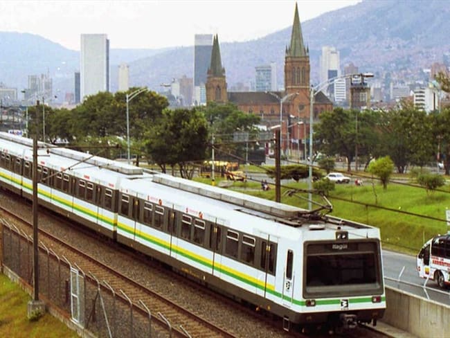 Se normaliza la operación comercial del metro entre las estaciones Niquía y La Estrella. Foto: Colprensa