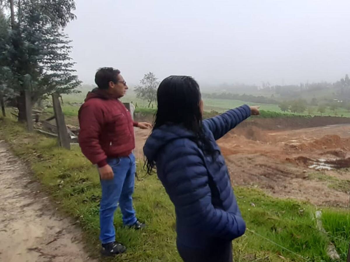 ¿Qué responden autoridades a comunidad de El Volcán en Paipa sobre patio de acopio?