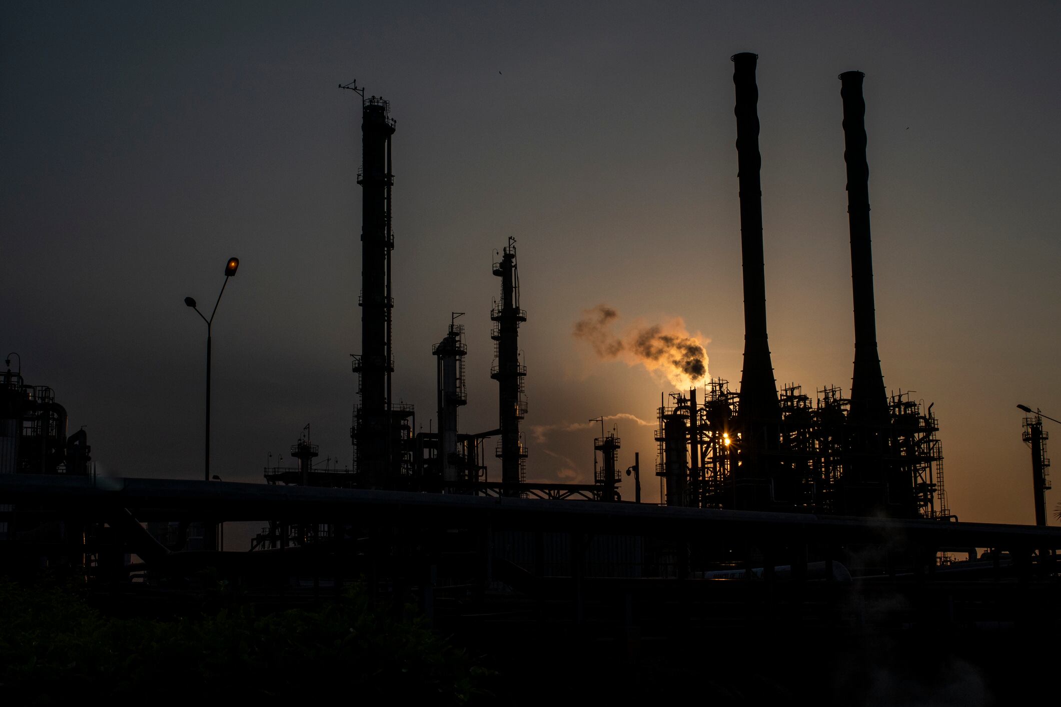 Refineria en Barrancabermeja, Colombia. Foto: Getty Images
