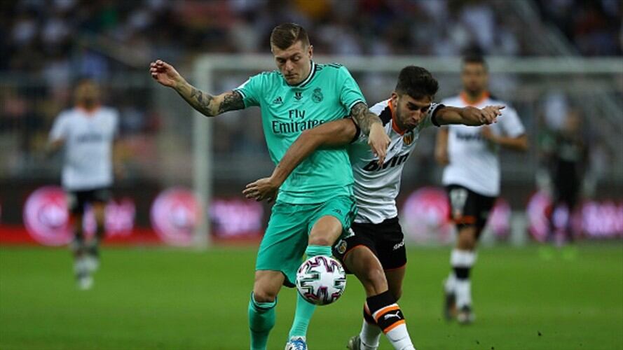 ¡Pura clase! Así fue el gol olímpico de Toni Kroos en la Supercopa de España. Foto: Getty Images