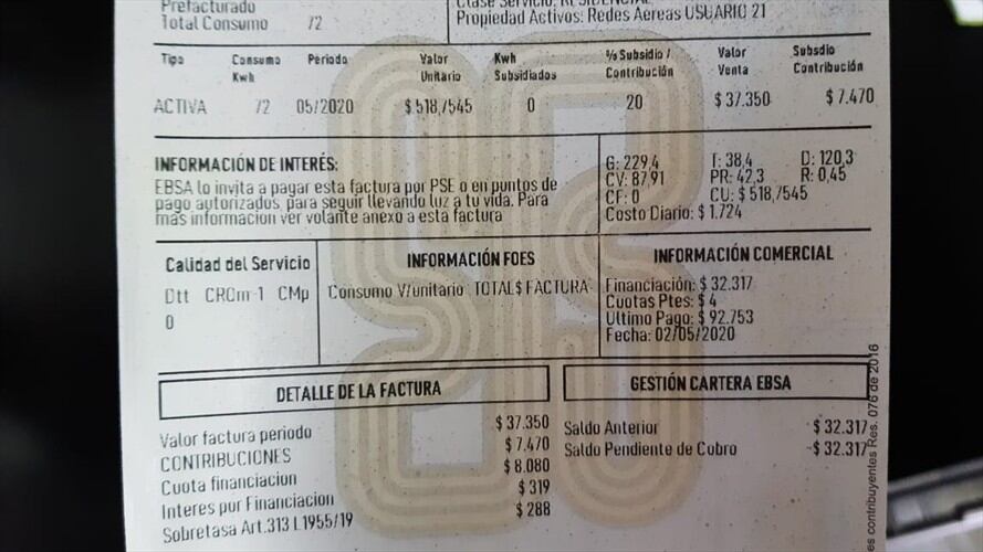 También solicita se permita al usuario darse de baja y de alta posteriormente, en los predios de uso comercial e industrial, para que pueda pedir una reconexión inmediata del servicio sin costos adici. Foto: La W