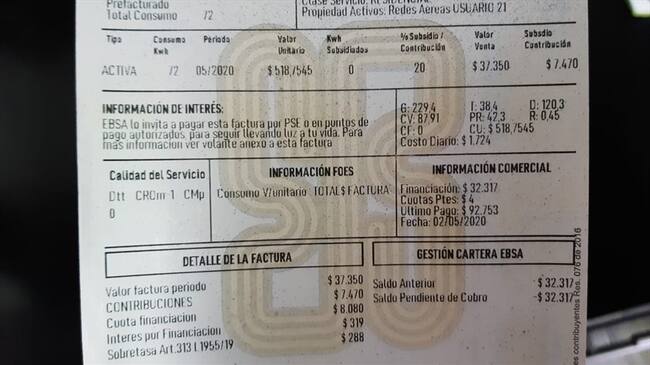 También solicita se permita al usuario darse de baja y de alta posteriormente, en los predios de uso comercial e industrial, para que pueda pedir una reconexión inmediata del servicio sin costos adici. Foto: La W