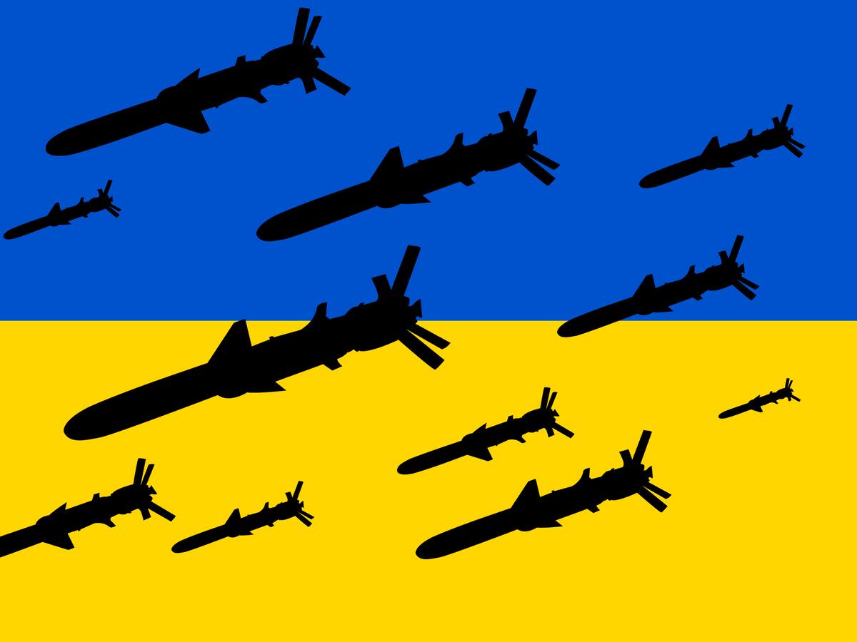 Ucrania derribó 6 misiles y 16 drones de los 61 medios aéreos lanzados por Rusia