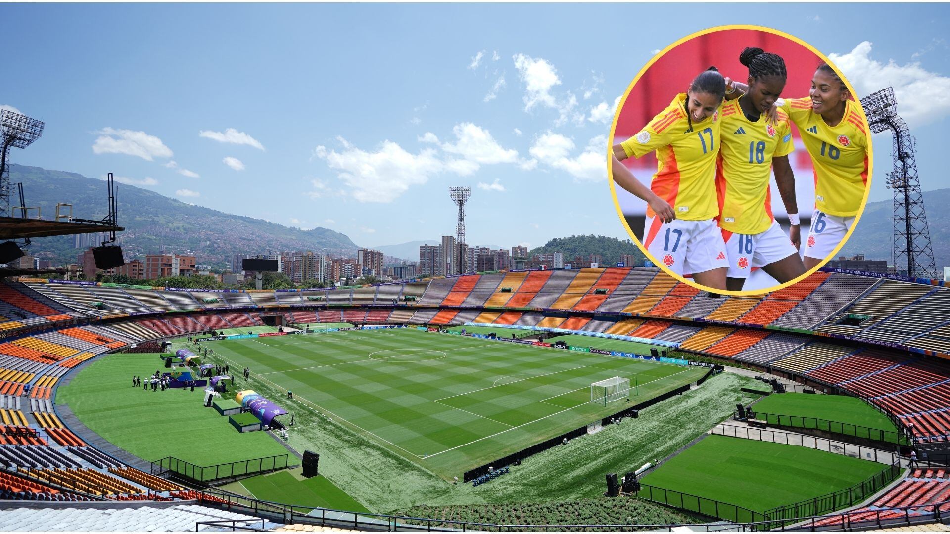 Estadio Anatasio Girardot, FOTO: Héctor Vivas, Selección Colombia durante la Copa América Femenina de Ecuador 2025, FOTO: Rodrigo Buendía - Getty Images
