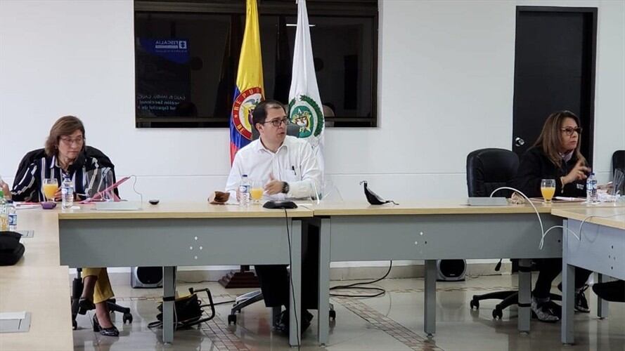 Barbosa recordó que en este departamento confluyen diferentes organizaciones criminales que tienen en el narcotráfico su principal fuente de financiación. Foto: Fiscalía