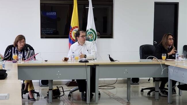 Barbosa recordó que en este departamento confluyen diferentes organizaciones criminales que tienen en el narcotráfico su principal fuente de financiación. Foto: Fiscalía