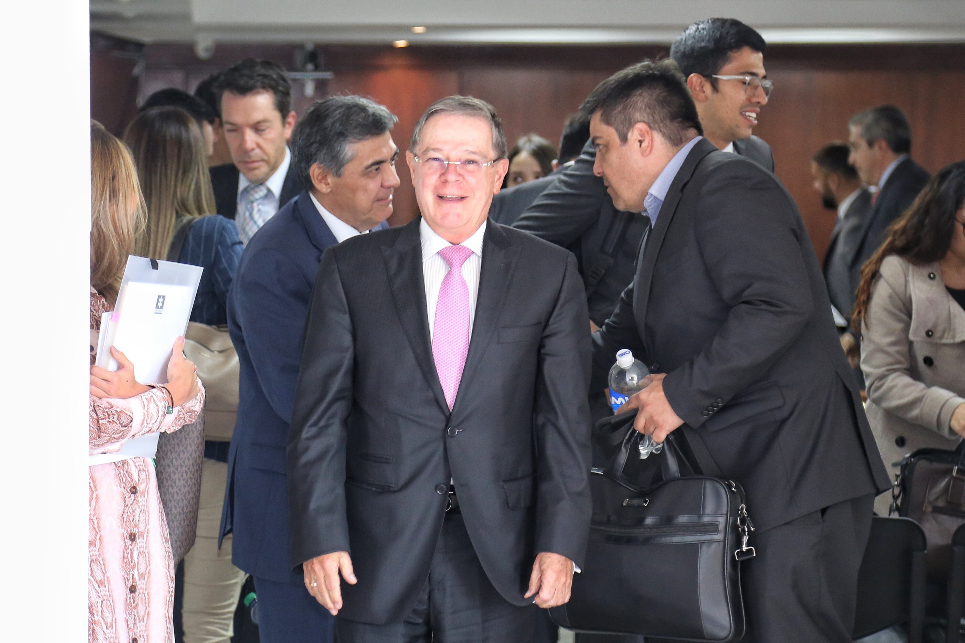 Bogotá, 22 de agosto de 2019. En el complejo judicial de paloquemao se llevó acabó la aclaración del escrito de acusación del caso Reficar. (Colprensa - Camila Díaz)