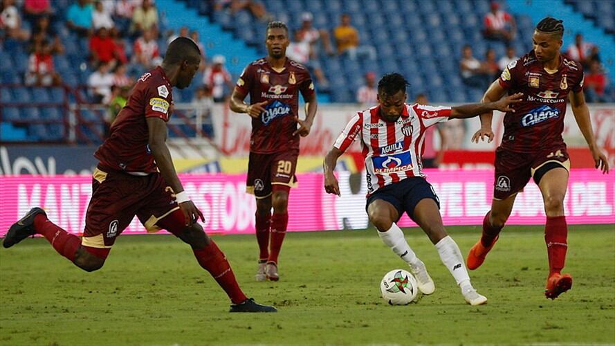 Junior hizo respetar su casa y consiguió su primera victoria en la Liga Águila II. Foto: Colprensa
