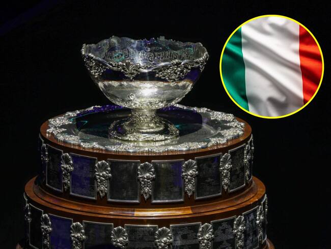 Copa Davis. I Foto: THOMAS COEX/AFP via Getty Images. Bandera de Italia. I Foto: Getty Images.