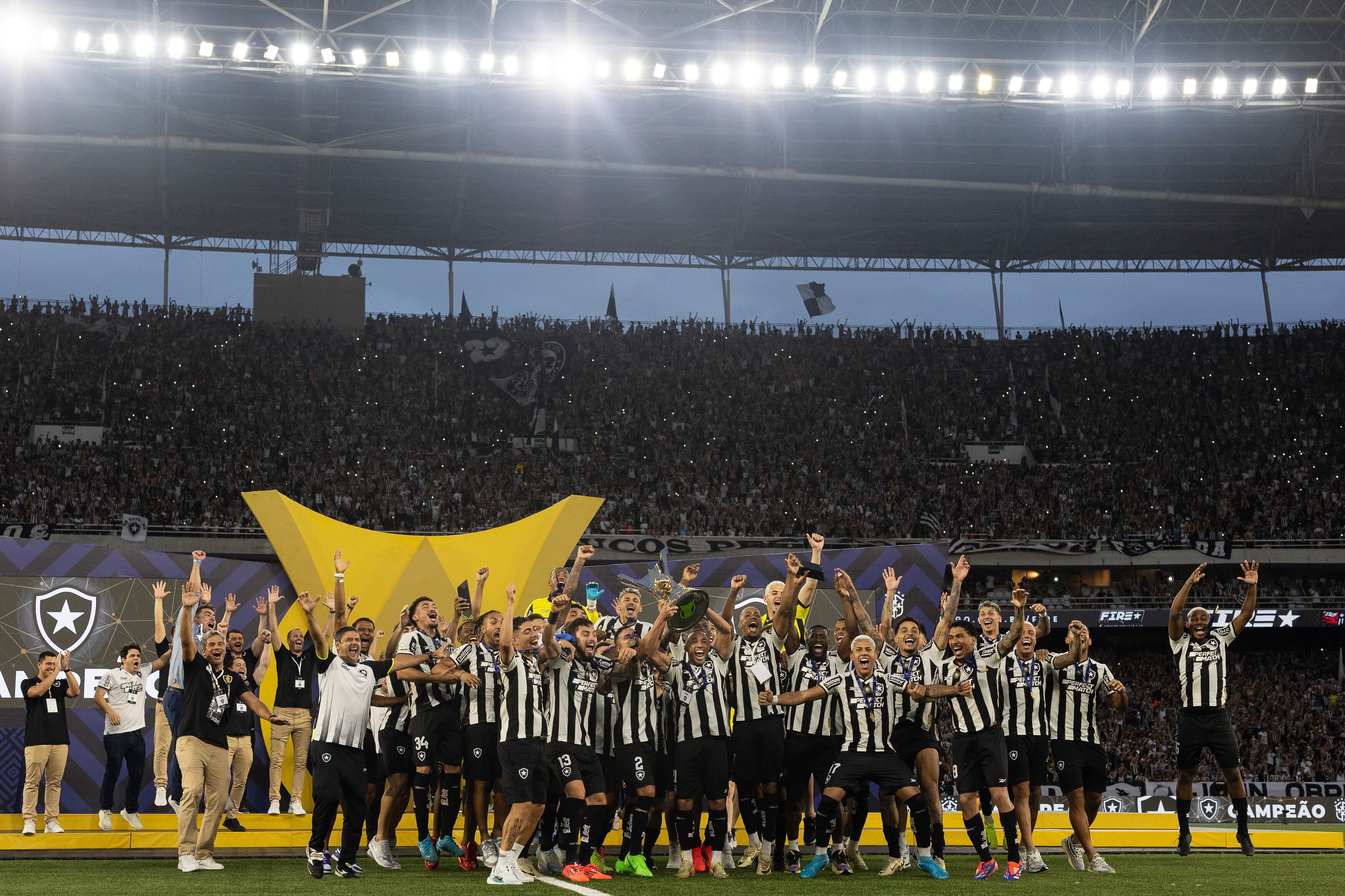 Botafogo campeón del Brasileirao. Foto: Ruano Carneiro/Getty Images.