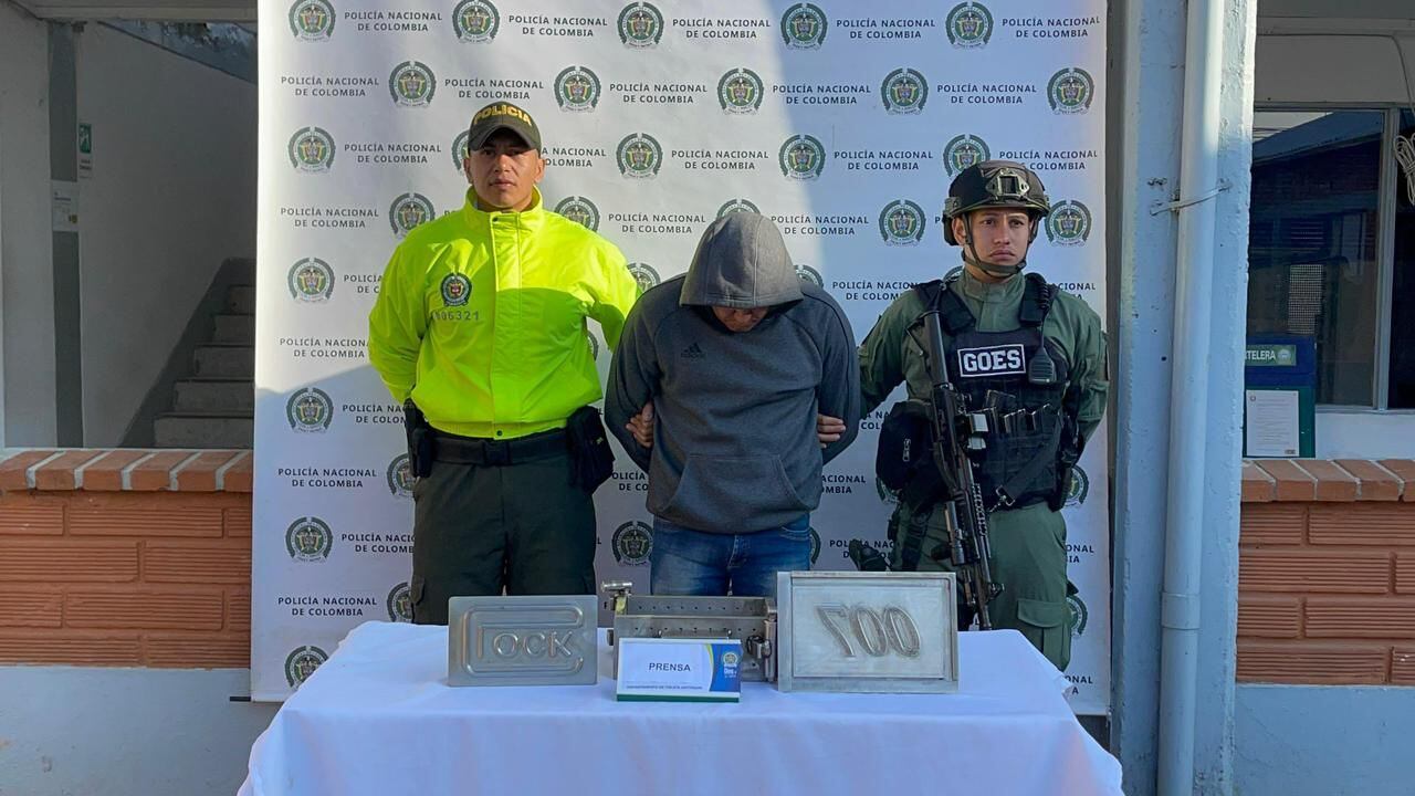 Capturados dos narcos pedidos en extradición por Perú y Estados Unidos. Foto: Suministrada.