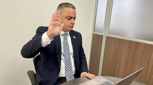 Alto Comisionado para La Paz, Juan Camilo Restrepo, tomó posesión como alcalde ad hoc de Cúcuta. Foto: Cortesía Presidencia