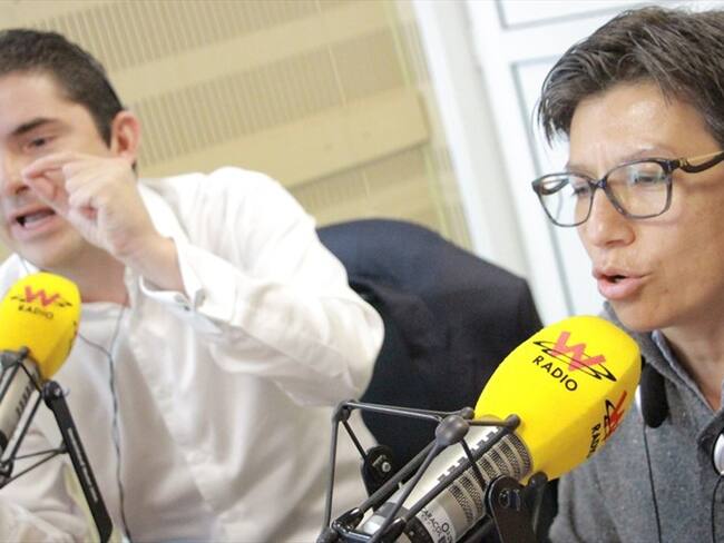 Luis Felipe Henao y Claudia López. Foto: La WCon Vicky Dávila