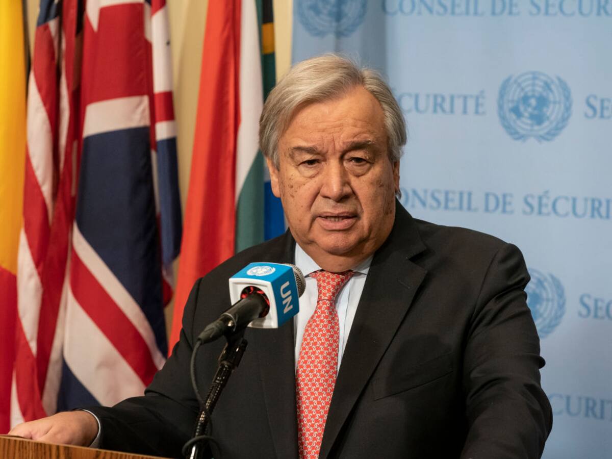 António Guterres condenó misiles de Irán y dijo que no ayudan a la causa palestina