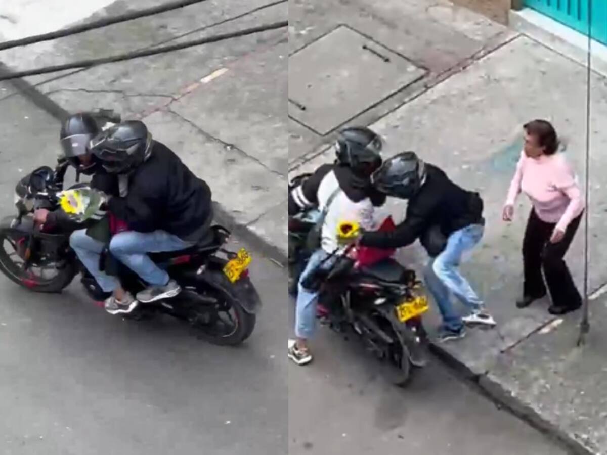 Video: Indignación en Bogotá tras atraco a adulta mayor en pleno Día de la Madre