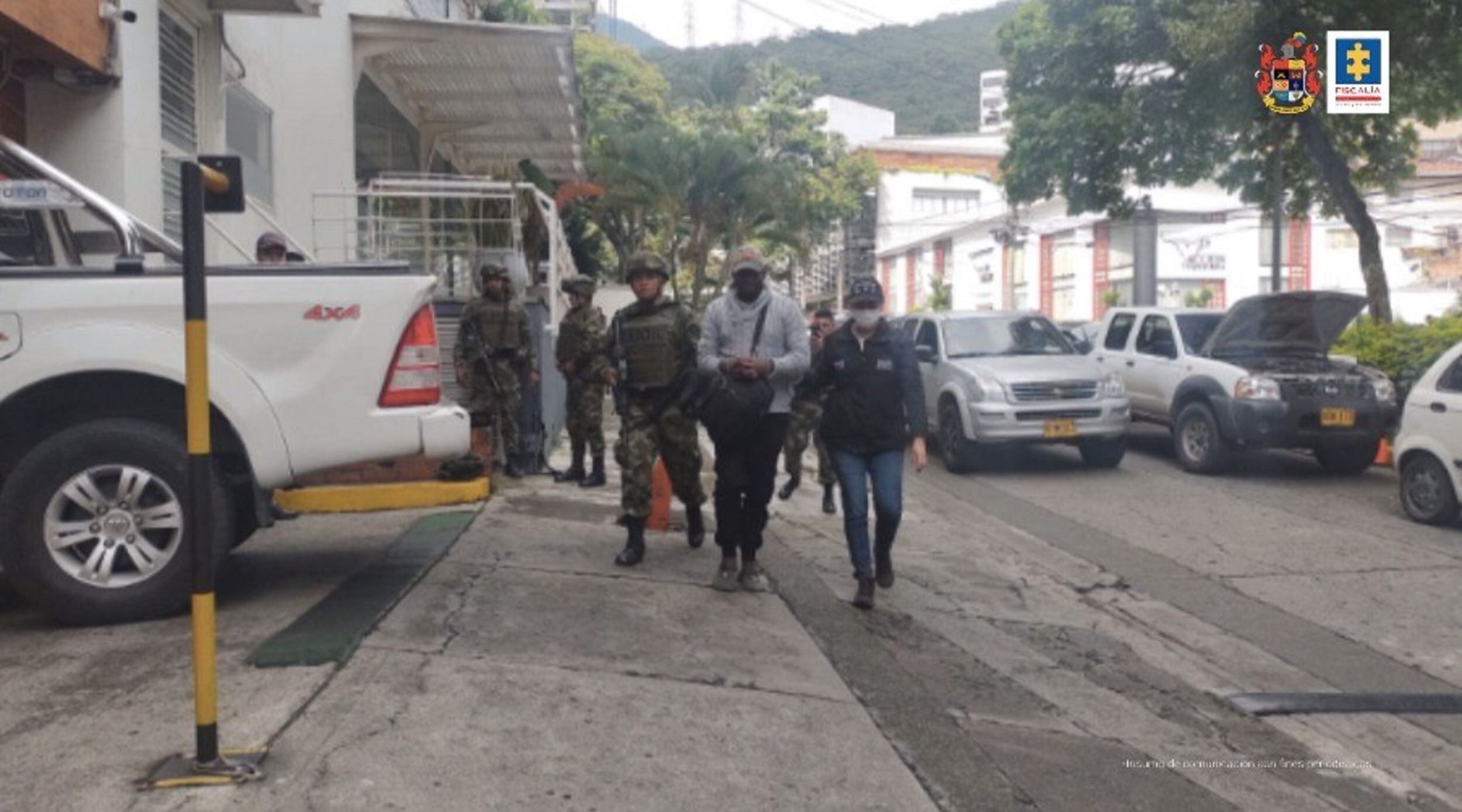 La red entregaba lotes y viviendas de manera ilegal a familias desplazadas por la violencia. Foto: Fiscalía.